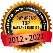 Bay Area's Top Implant Dentist Seal
